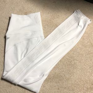 White fabletics leggings